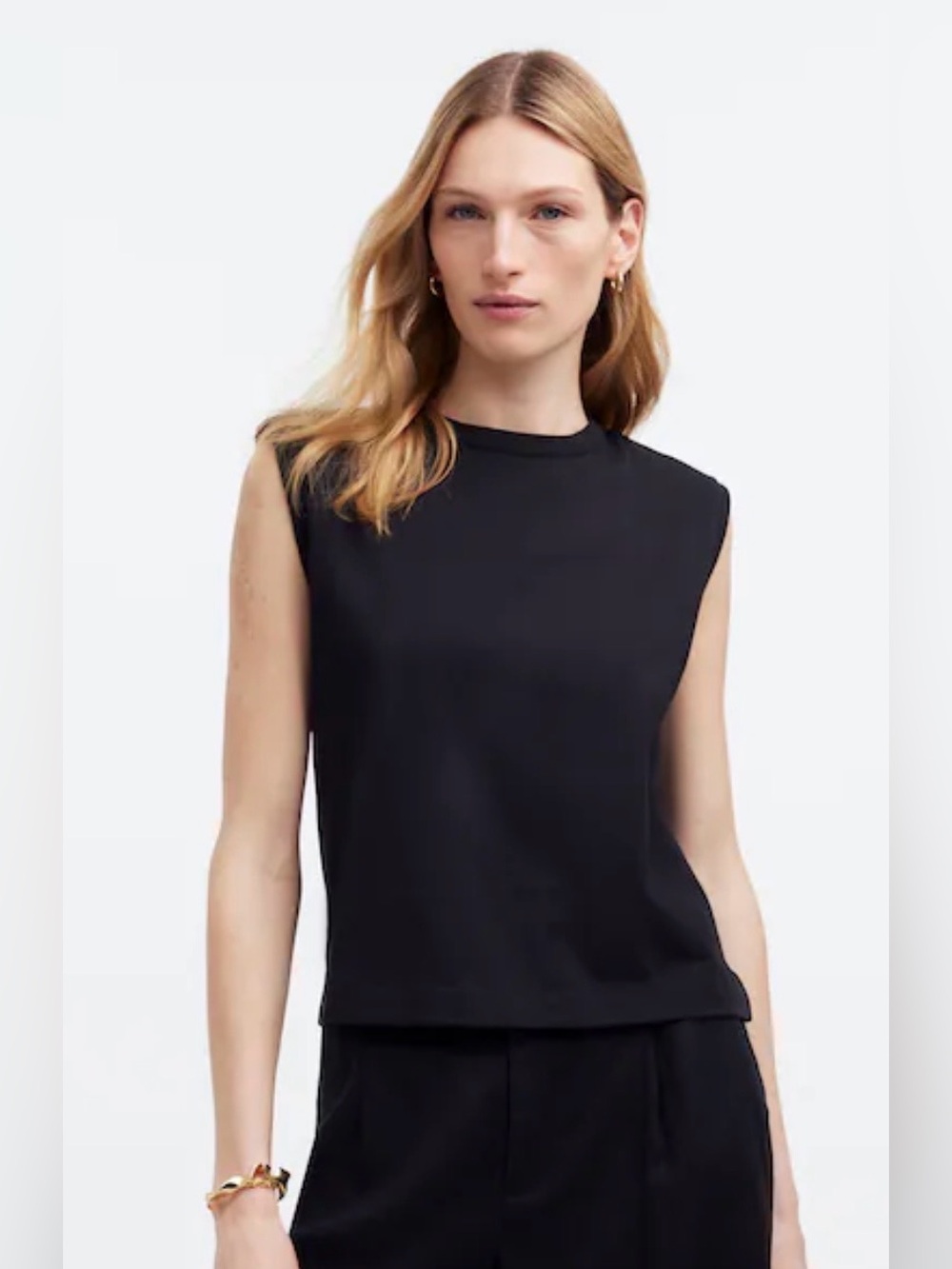 Madewell structure muscle tank tee